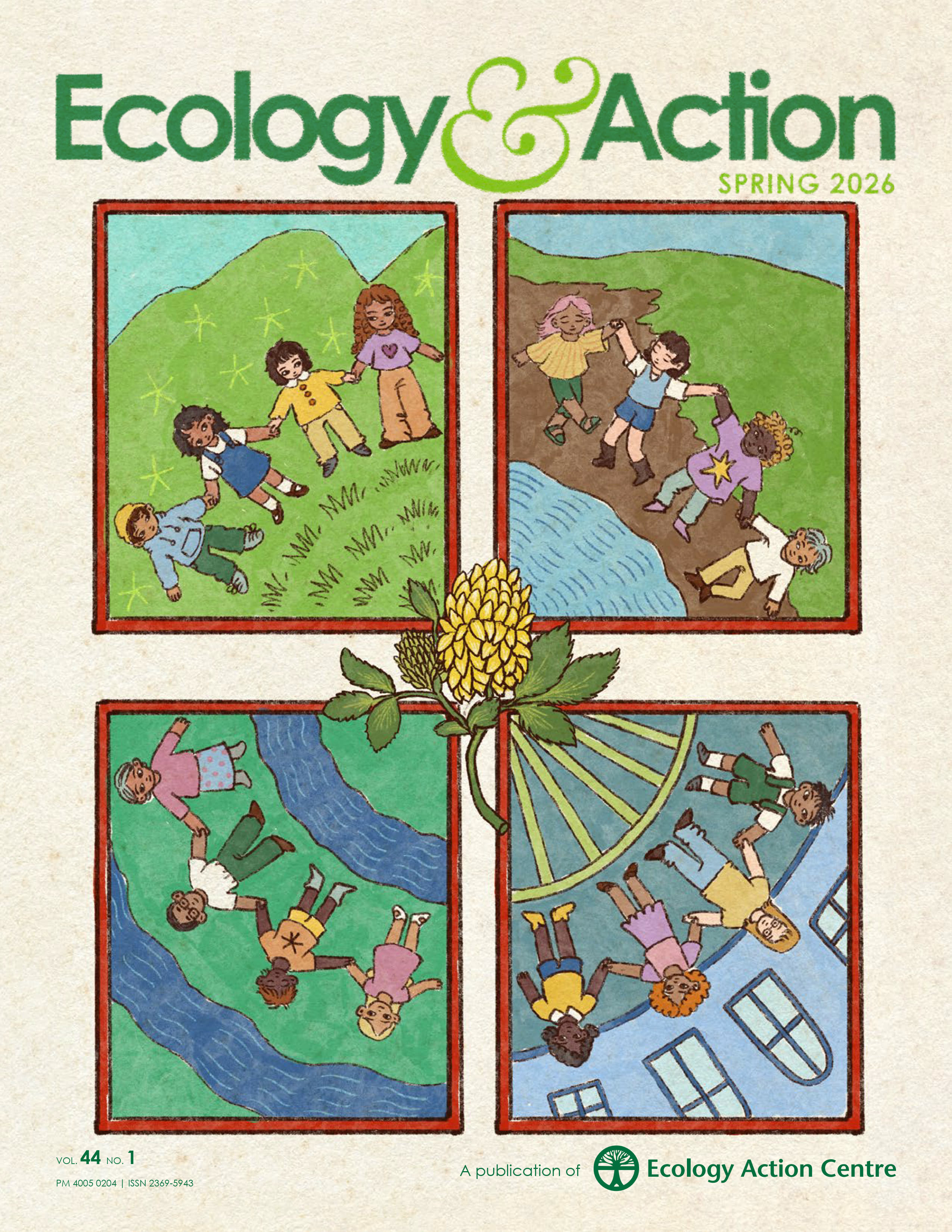 Ecology & Action magazine cover for the spring 2026 issue
