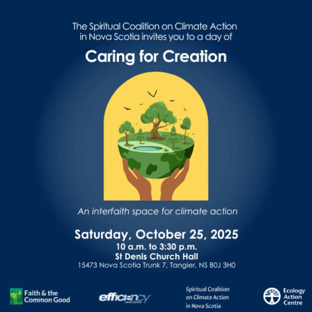 Poster for A day of Caring for Creation event
