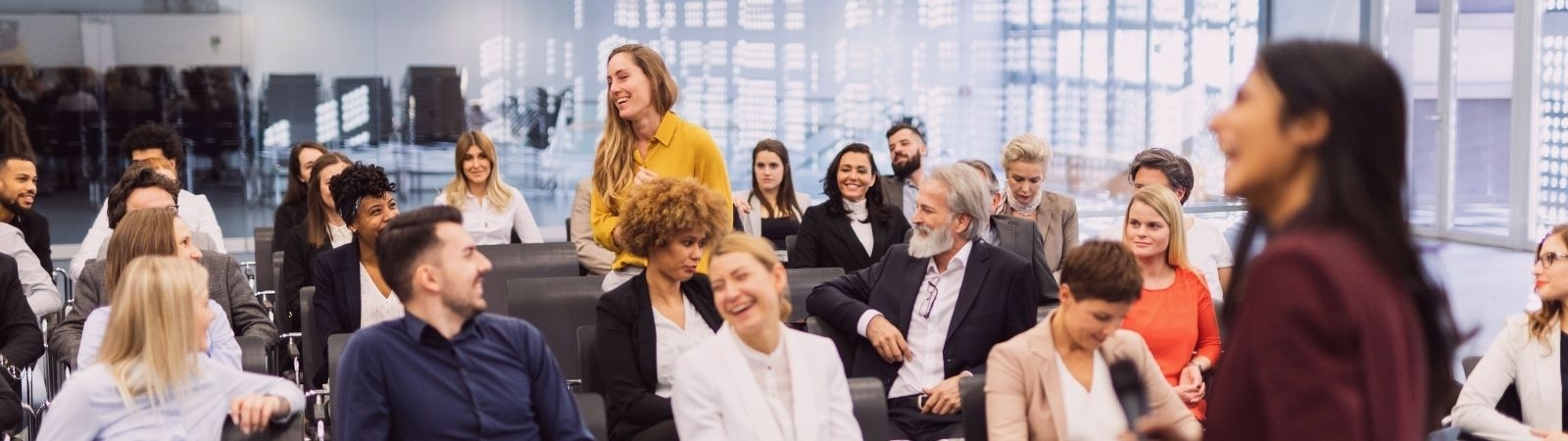 People at a public consulation session 